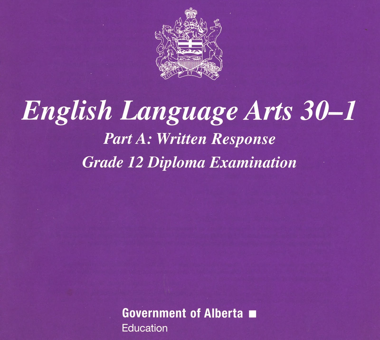 Alberta english diploma essay questions